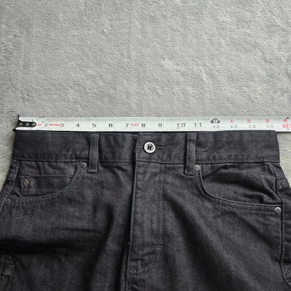 Black Diamond Equipment Mission Wool Denim Pants Mens 30x30 (30x29) Black Blue